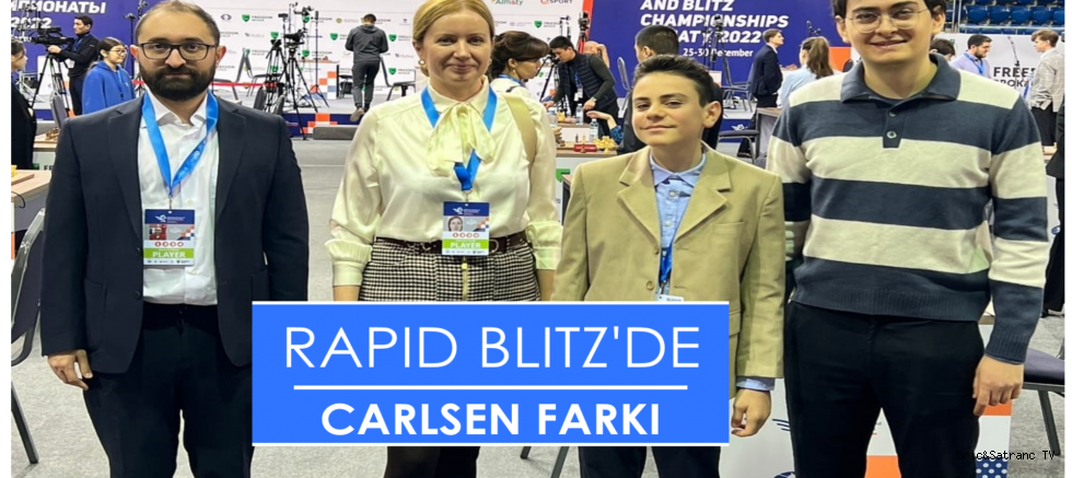 Rapid Blitz'de Carlsen Farkı!