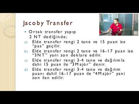 Altuğ Göbekli ile başlangıç seviyede briç dersleri (1 NT açılışına jacoby transfer))